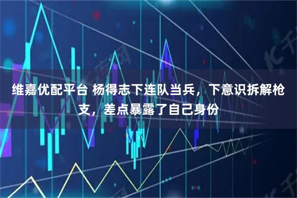 维嘉优配平台 杨得志下连队当兵，下意识拆解枪支，差点暴露了自己身份